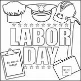 Labor Coloring Pages Banner sketch template