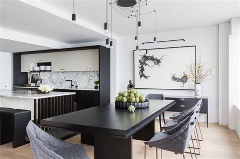 cramped kitchen  dining room   ideal entertaining spot  architectural digest