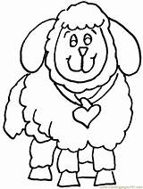 Lamb Baby sketch template
