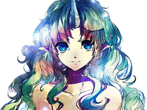 unicorn girl anime wallpaper google search anime pictures  story