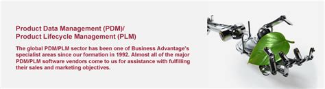 business advantage s expertise in pdm and plm