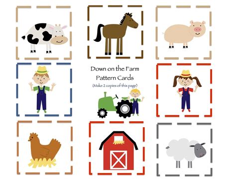 farm printable preschool printables farm theme