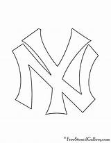 Yankees Yankee Pumpkin Freestencilgallery Mets sketch template