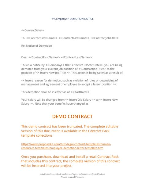 change  position letter  employee collection letter template