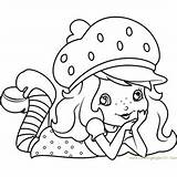 Strawberry Shortcake Coloring Pages Cute Kids Coloringpages101 sketch template