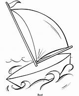 Coloring Pages Easy Sailboat Kids Simple Shapes Colouring Army Truck Toddlers Boat Totoro Drawing Sail Objects Printable Creative Neighbor Line sketch template
