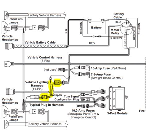 fisher  plug wiring diagram plow side