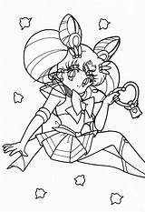 Sailor Coloring Pages Moon Cute Printable Kids sketch template
