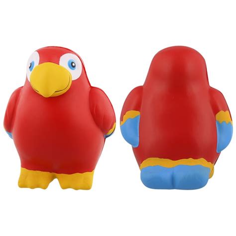 tropical parrot stress ball totally promotional