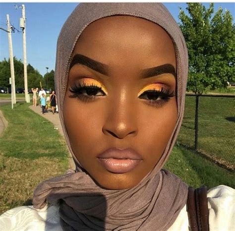 Yellow Makeup Look Black Girl Beautiful Black Women Black Women