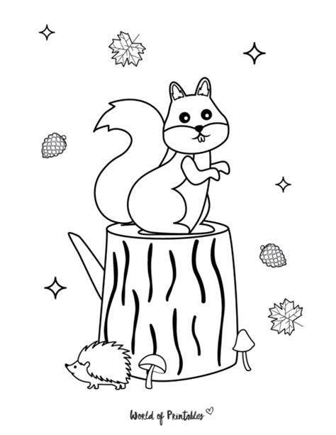 fall coloring pages  kids adults world  printables