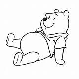 Pooh Ourson sketch template