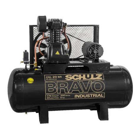 Compresor De Aire Csl 20br 250l 5hp 380v 660v Trifásico Bravo Schulz