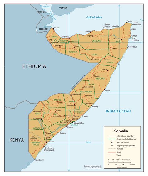 administrative map  somalia somalia administrative map vidianicom