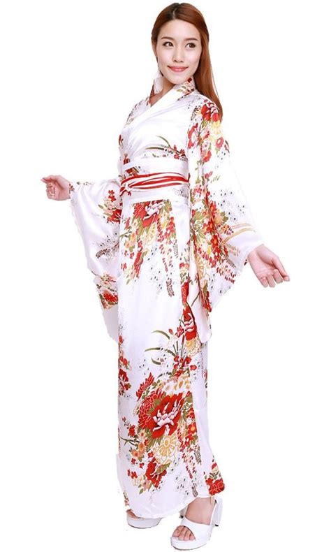 white geisha kimono kimonos yukatas afashion