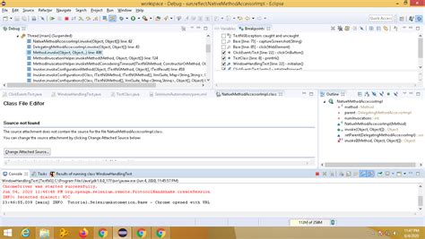 Java Source Not Found Message On Debugging Testng Program In