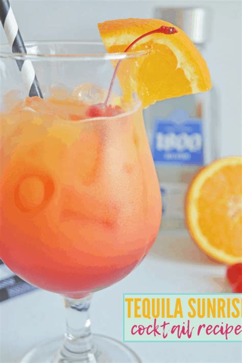 Celebrate Summer With This Tequila Sunrise Cocktail Recipe This Summer