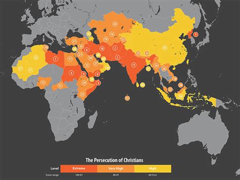 north korea is worst place for christian persecution
