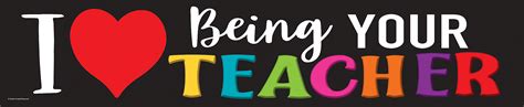 I Love Being Your Teacher Banner Tcr8470 Teacher Created Resources