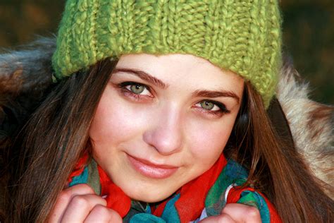 Free Images Person Cold Girl Woman Hair Model Red Color Hat