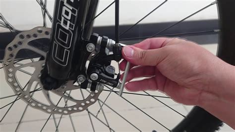 adjust  disc brakes   mountain bike youtube
