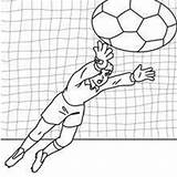 Futbol Colorir Goleiro Hellokids Fútbol Portero Visitar Futebol Deportes sketch template