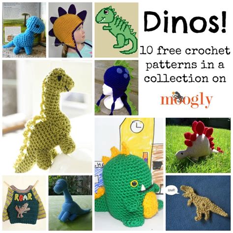 roar   crochet dinosaur patterns moogly