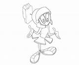 Martian Marvin Coloring Pages Taz Looney Tunes Drawing Getdrawings Getcolorings Print Search Colorings sketch template