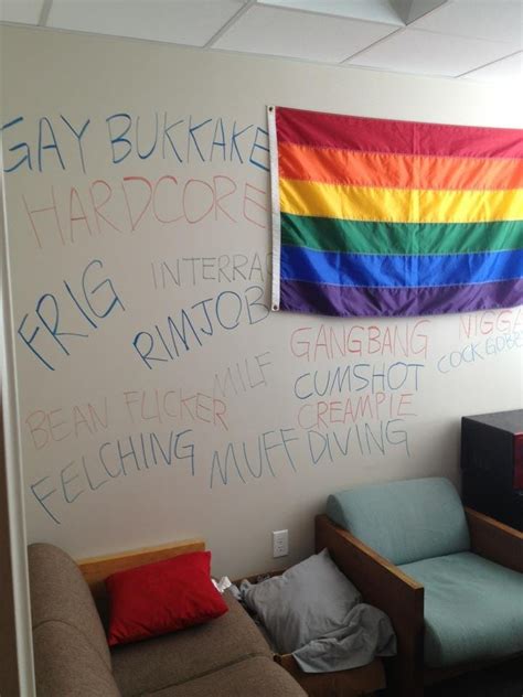 boston college anti gay graffiti business insider