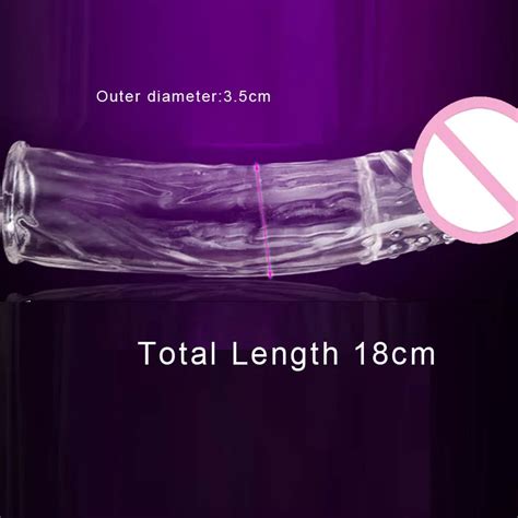 New Condoms Big Dildo Peins Sleeve For Enlargement Delay Time Cock