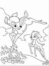Bambi Faline Coloring Pages Getdrawings Getcolorings sketch template