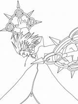 Lineart Axel sketch template