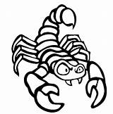 Scorpion Coloring Pages Color Animals Printable Insect Online Animal Kids Preschool Print Gif Sheet sketch template