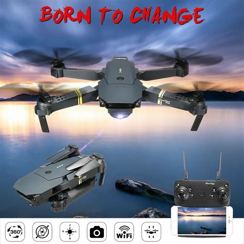 eachine  rc drone rtf wifi fpv mp wide angle camera high hold mode foldable quadcopter kids