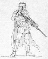 Mandalorian Coloring Pages Wars Star Armor Sketch Template Sniper Deviantart Clone Boys Man Halo sketch template
