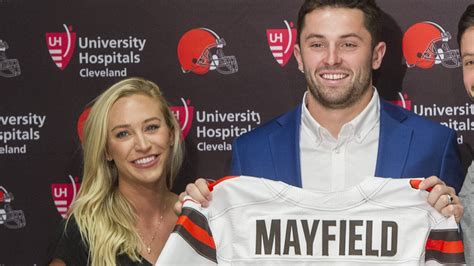 browns qb baker mayfield proposed to girlfriend