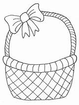Basket Easter Drawing Clipart Fruit Easy Paper Kids Drawings Step Baskets Flower Egg Simple Crafts Clip Wicker Fruits Colour Getdrawings sketch template