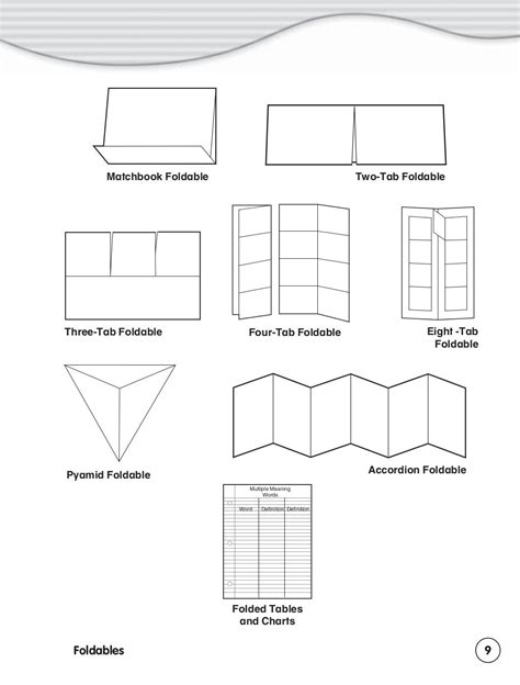 foldable templates