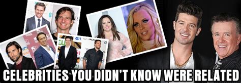 Celebrities You Didn’t Know Were Related Celebrity Gossip And Movie News