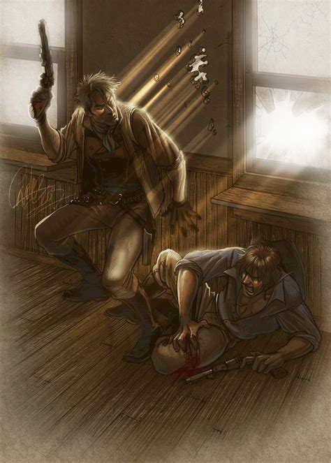 Amazing Old West Illustration Western Gunslinger Art