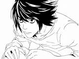 Lawliet sketch template