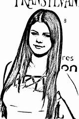 Selena Gomez Pages Coloring Print Quintanilla Give Looking Will Template sketch template