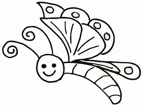butterfly coloring pages  toddlers coloring home