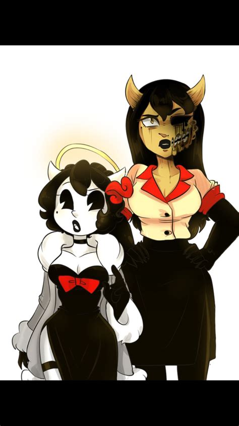 Pin By 𝐶𝐻𝐸𝑅𝐼 𝙇𝙐𝙈𝙄 On Ангел Bendy And The Ink Machine Alice Angel