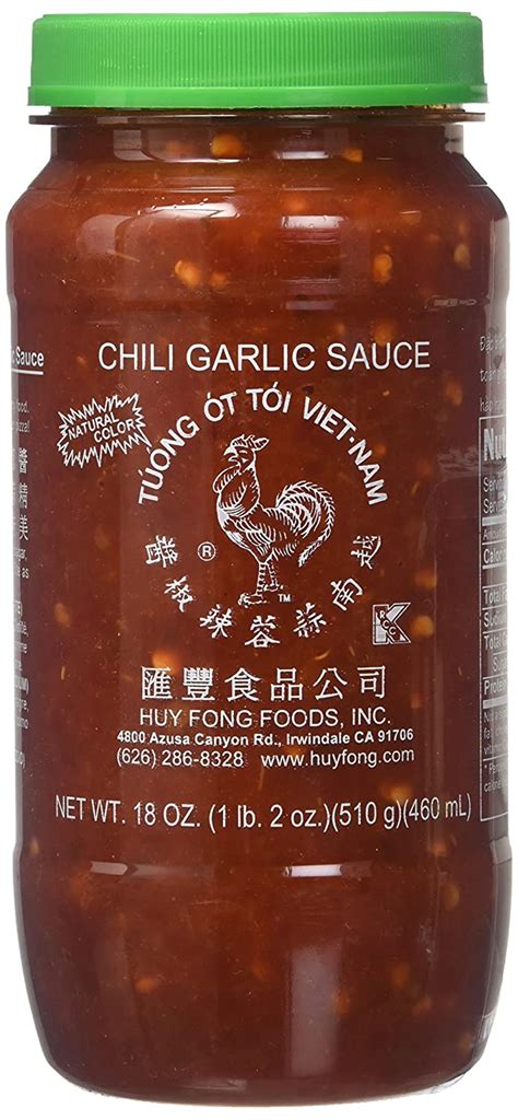 huy fong sauce chili garlic amazoncouk grocery
