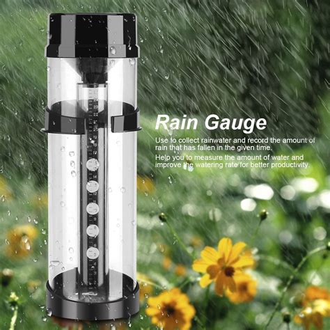 khall rain measure cylinder rain gaugeeasy  read cylinder shape water rain gauge outdoor