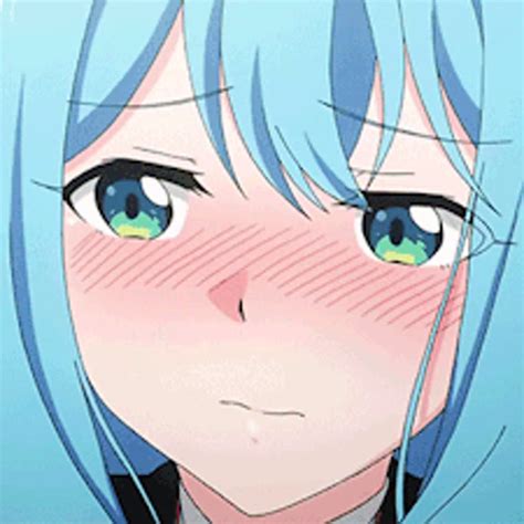 aesthetic anime pfp blue saturday    blue hair  radical femminism   cute anime