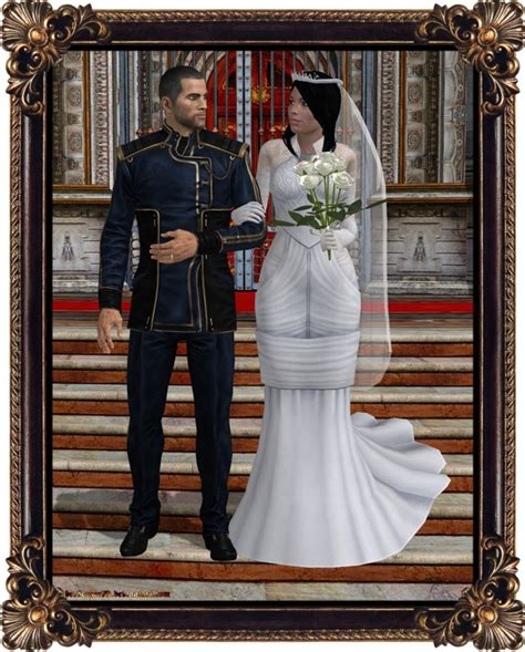 Commander Shepard Wedding Photo