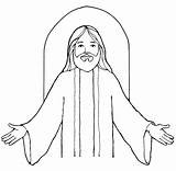 Jesus Clipart Christ Lds Primary Kids Line Children Color Simple Clip Cliparts Cartoon Coloring Pages Clipground Pencil Gif Visit Template sketch template