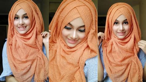 cap summer hijab tutorial noshin nower